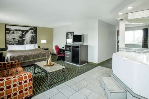 Suite, 1 King Bed, Hot Tub | In-room safe, desk, blackout drapes, free cribs/infant beds