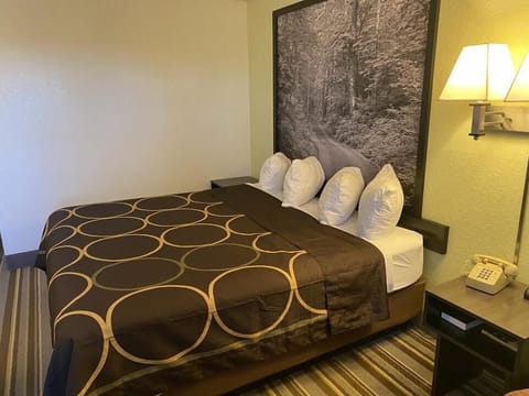 Standard Room, 1 King Bed | Blackout drapes, iron/ironing board, free cribs/infant beds