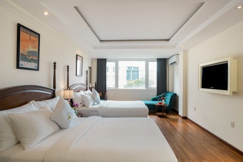 Elegant Suite 2 Double Beds City View | City view