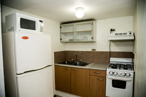 Deluxe Studio Suite | Private kitchenette | Fridge, microwave, stovetop, cookware/dishes/utensils