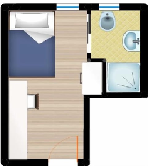 Single Room | Floor plan