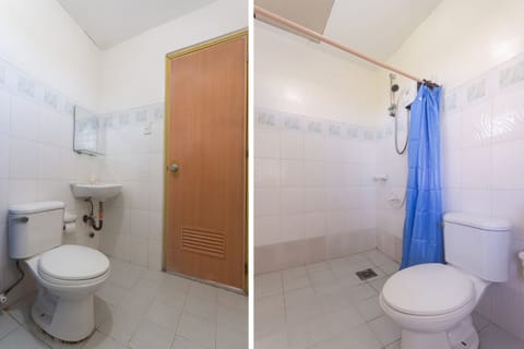 Family Suite | Bathroom | Shower, free toiletries, bidet, towels