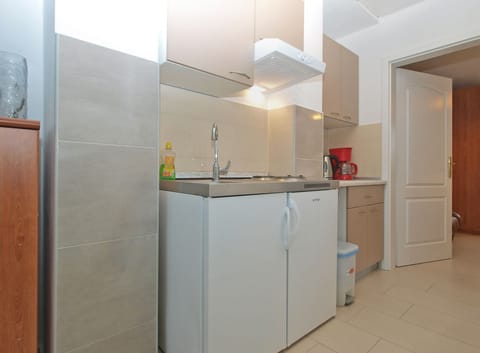 Standard Apartment, 1 Bedroom (20436) | Private kitchen | Fridge, microwave, coffee/tea maker, electric kettle