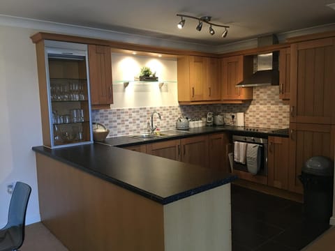 Deluxe Apartment, Ensuite, River View (47 Skipper Way) | Private kitchen