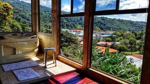 Honeymoon Studio, Hot Tub, Valley View | Balcony view