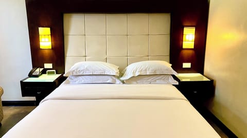 Deluxe Queen (1 Queen Bed) | In-room safe, desk, free WiFi, bed sheets