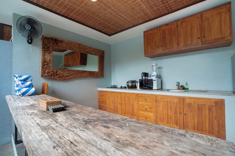 Three Bedroom Private Pool Villa | Private kitchen | Fridge, microwave, stovetop, electric kettle