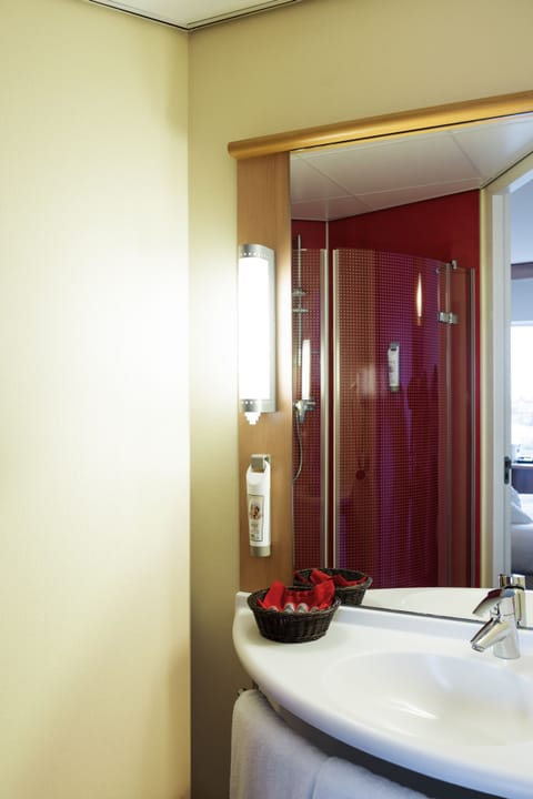 Premium Room, 1 Double Bed, City View | Bathroom | Shower, eco-friendly toiletries, hair dryer, towels