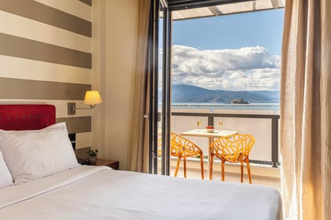 Superior Double Room with Old Town and Sea View | Premium bedding, pillowtop beds, in-room safe, individually decorated