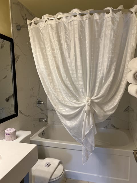 Room, Non Smoking, Refrigerator | Bathroom | Free toiletries, hair dryer, towels