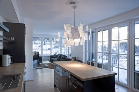 Penthouse, 3 Schlafzimmer | Private kitchen | Fridge, oven, stovetop, dishwasher