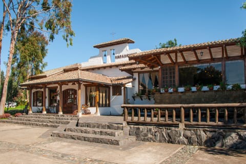 Outdoor banquet area