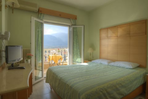 Classic Double Room, 1 King Bed, Non Smoking, Mountain View | In-room safe, soundproofing, iron/ironing board, free WiFi