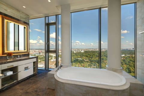 Presidential Suite, 1 King Bed | Bathroom | Combined shower/tub, rainfall showerhead, designer toiletries