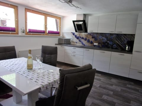 Standard Apartment, 2 Bedrooms, Balcony, Mountain View | Private kitchen | Fridge, microwave, stovetop, dishwasher