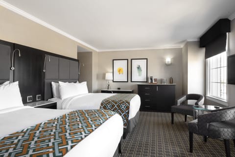 Standard Room, 2 Queen Beds | Premium bedding, down comforters, pillowtop beds, minibar