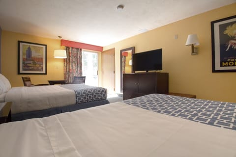 Deluxe Room, 2 Double Beds | Pillowtop beds, desk, blackout drapes, iron/ironing board