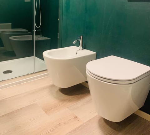 Free toiletries, hair dryer, slippers, bidet