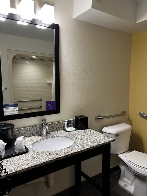 Free toiletries, hair dryer, towels