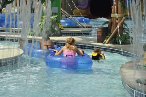 Indoor pool, outdoor pool, sun loungers