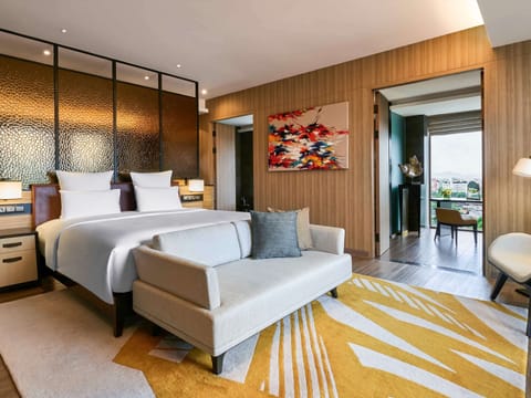 Junior Suite, 1 King Bed (Pullman) | Premium bedding, minibar, in-room safe, desk