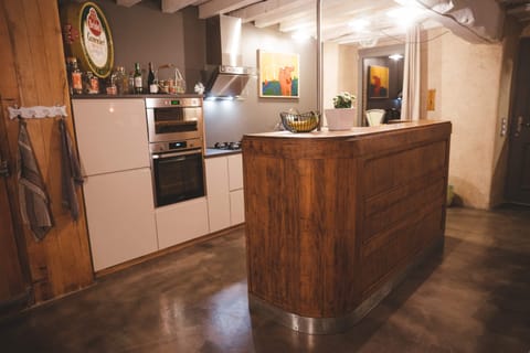 Cottage, Accessible (Chez Suzanne) | Private kitchen | Full-size fridge, microwave, oven, stovetop