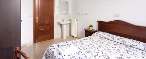 Standard Double Room, Shared Bathroom | Desk, blackout drapes, iron/ironing board, travel crib