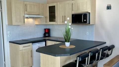Superior Studio | Private kitchen | Fridge, microwave, stovetop, toaster