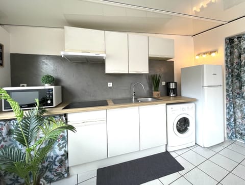 Superior Apartment, 1 Bedroom | Private kitchen | Fridge, microwave, stovetop, toaster