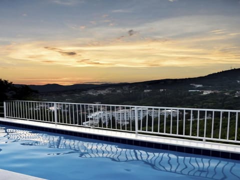 Seasonal outdoor pool, pool umbrellas, sun loungers