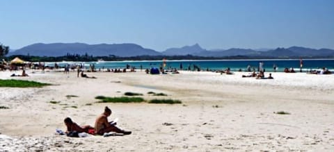 Beach nearby, white sand