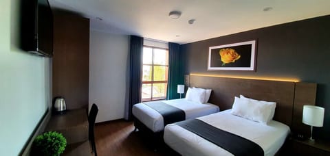 Superior Double Room, 2 Twin Beds | In-room safe, desk, laptop workspace, free WiFi