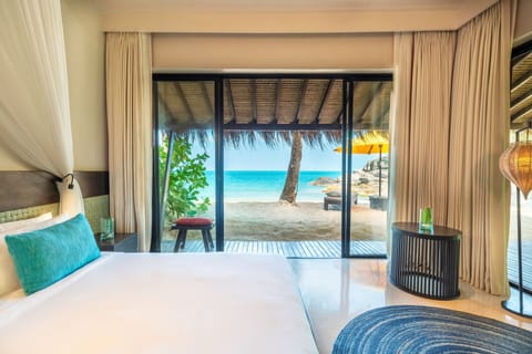 Rasa Ocean Front Deluxe | Premium bedding, Select Comfort beds, minibar, in-room safe