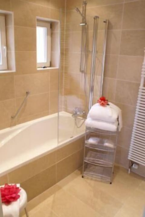 Free toiletries, hair dryer, bathrobes, towels