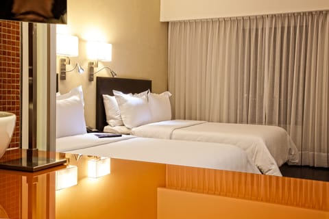 Superior Double Room, 2 Double Beds | In-room safe, desk, iron/ironing board, free cribs/infant beds