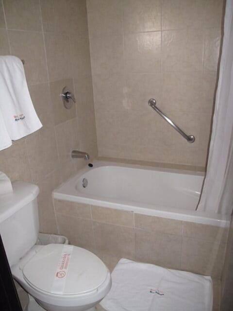 Superior Double Room, 1 King Bed | Bathroom | Free toiletries, towels