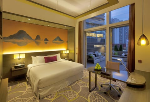 Junior Suite, 1 King Bed, Terrace, City View (Terrace Access) | Minibar, in-room safe, desk, soundproofing