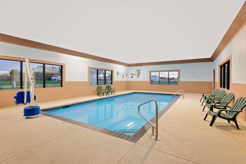 Indoor pool, a heated pool