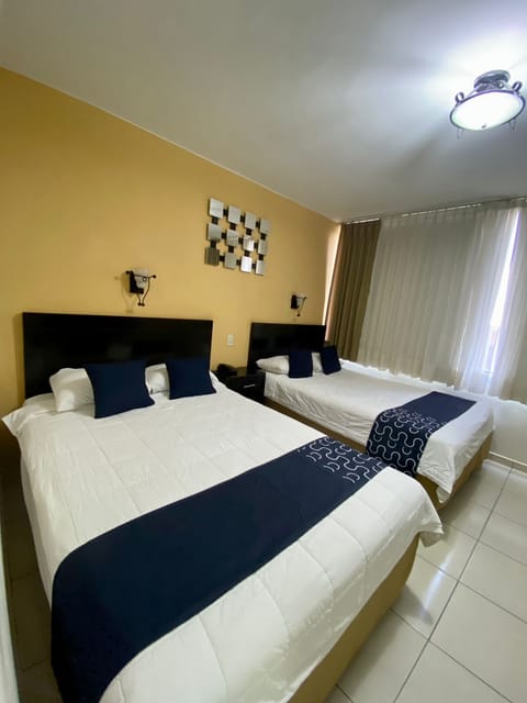 Standard Room, 2 Double Beds | Desk, free WiFi, bed sheets