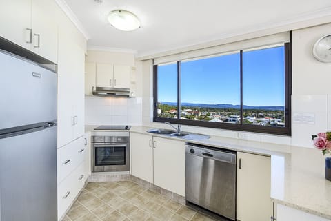 2 Bedroom Ocean View | Private kitchen | Full-size fridge, microwave, oven, stovetop