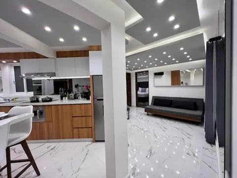 Luxury 4 bedroom Kitchen & Living Room | Living area | 55-inch Smart TV with digital channels, TV, Netflix