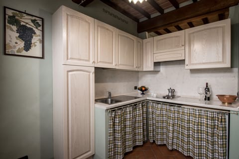 Mini-fridge, coffee/tea maker