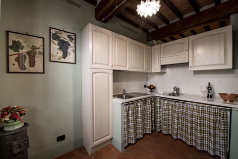 Mini-fridge, coffee/tea maker