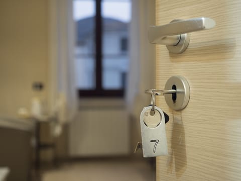 Room, Balcony, City View | Premium bedding, in-room safe, desk, blackout drapes