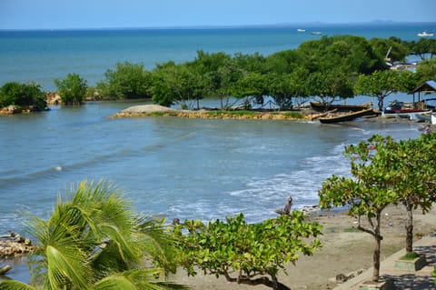 Private beach