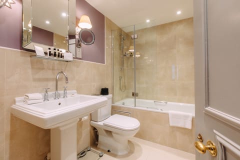 Heritage Room | Bathroom | Designer toiletries, hair dryer, bathrobes, slippers