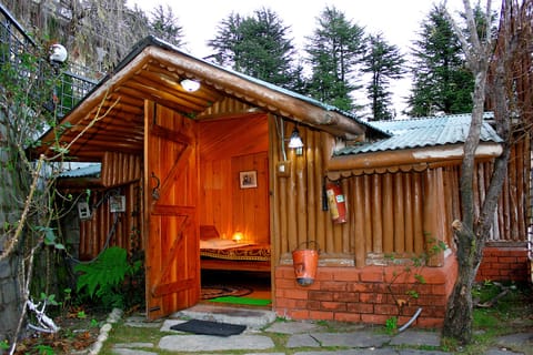 LOG HUTS | View from room