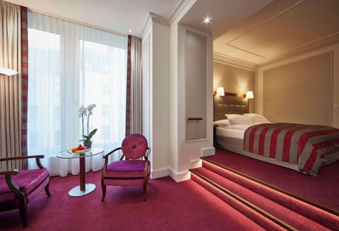 Deluxe Double Room | Premium bedding, free minibar items, in-room safe, desk