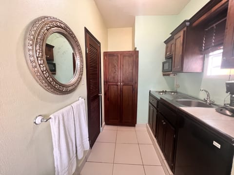 Beach Suite | Private kitchen | Fridge, microwave, stovetop, coffee/tea maker