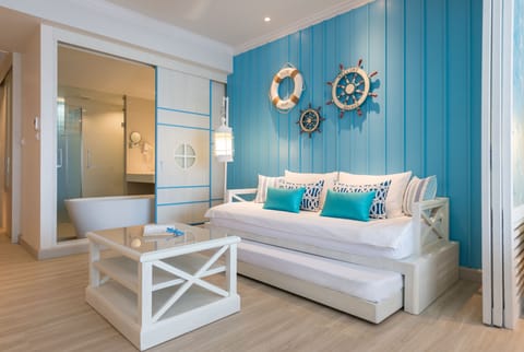 Family Pool Access | Minibar, in-room safe, individually furnished, desk